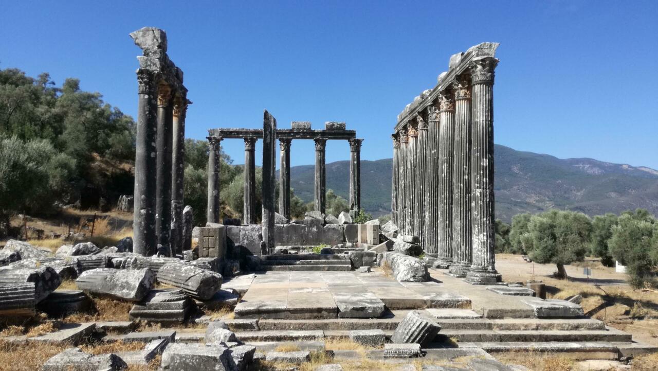 Der Tempel für Zeus Lepsynos