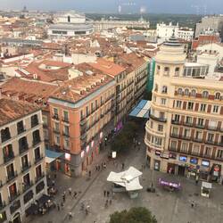 Ausblick vom Kaufhaus "El Corte Ingles"