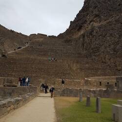Die Inka Stätte in Ollantaytambo