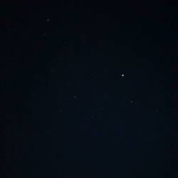 Der gestrige Sternenhimmel