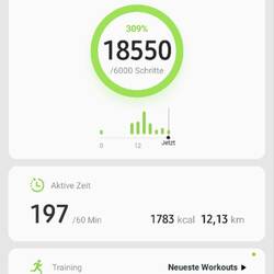 Genug gelaufen für heute