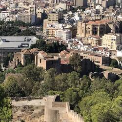 Looking back to the Alcazaba
