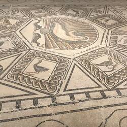 Part of one of the most intact mosiacs found in the area