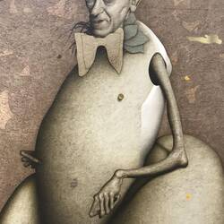 Oneiric Portrait of Fred Astaire by Juan Fernández Béjar (1982)