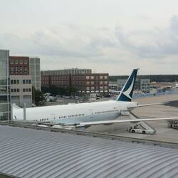 Flieger steht schon bereit