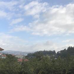 Blick auf Santiago
