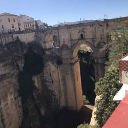 View from our apartment during the day