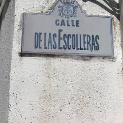 Translates to street of stairs which was very apt