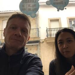 Laundramat drying our clothes ☹️