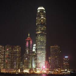 Skyline von Hongkong Island