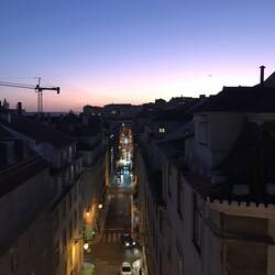 Evening view from our balcony