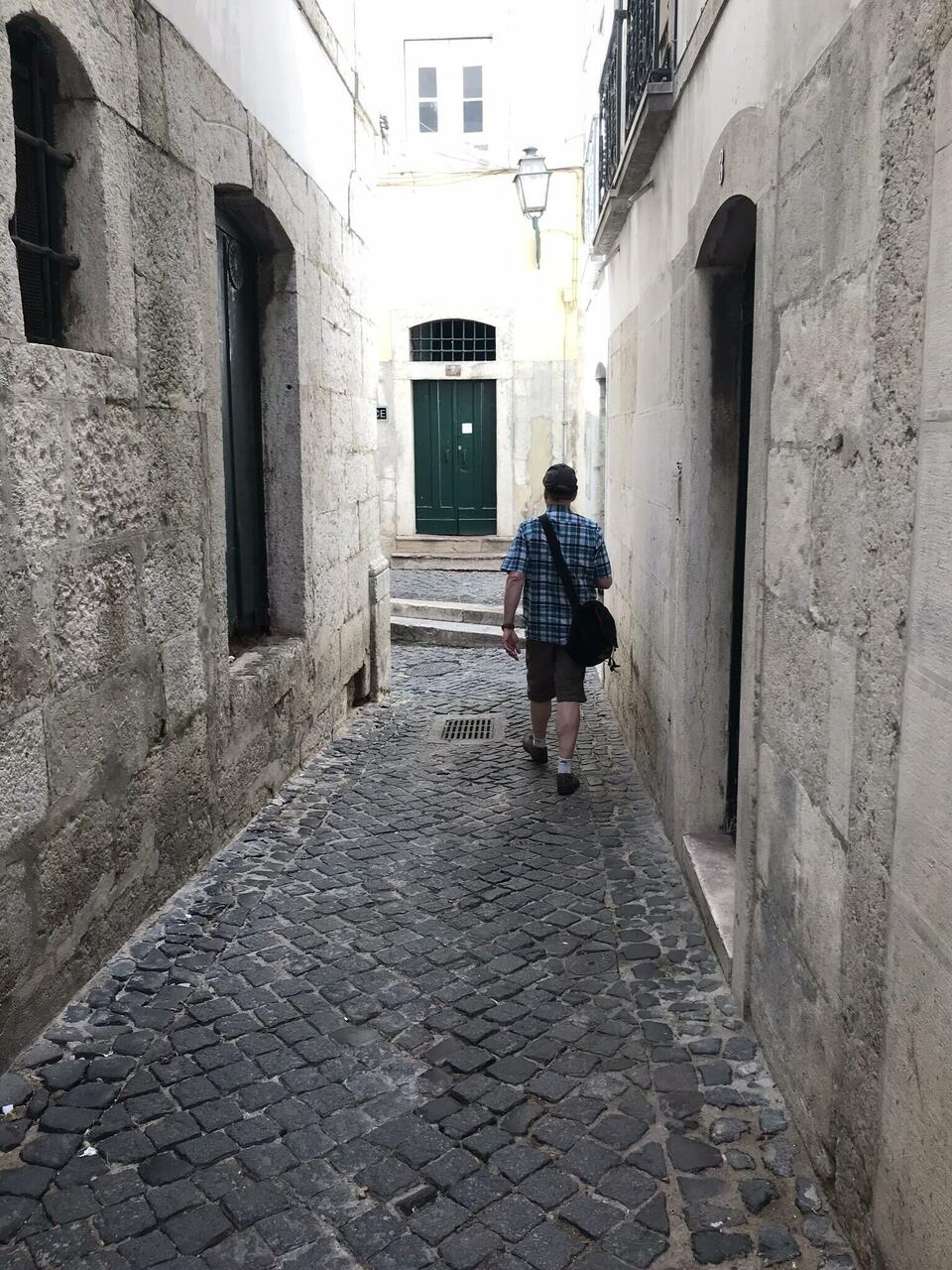 Wandering down narrow laneways
