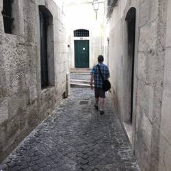 Wandering down narrow laneways