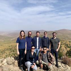 Gruppenfoto mit unserem Fahrer