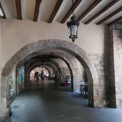 Medieval shopping area