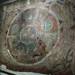 Embroidery depicting "The Creation"