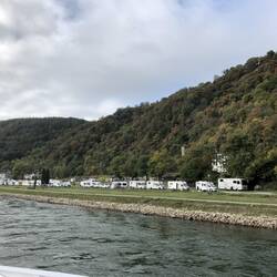 Germans LOVE to camp by the water!
