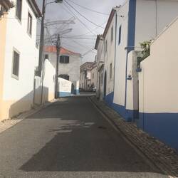 Narrow street of our testaurant