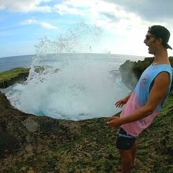 Cliff breaks am Devils Tears