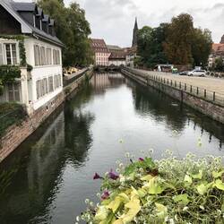 Serene canal in Strasbourg