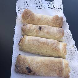 Delicious Travesseiro - my favourite Portuguese pastry.