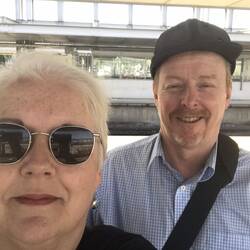 Waiting at the station for the train to Belém