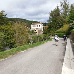 The welcome sight of Larrasoaña