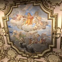 Allegorical ceiling decoration