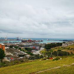 Blick auf den Hafen von Port Elizabeth