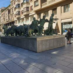 Monument to Running of the Bulls
