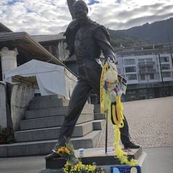 Freddie Mercury lived and recorded in Montreux for many years