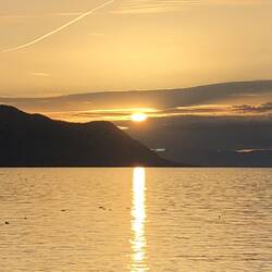 Sunset over Lake Geneva