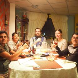 Abendessen mit der Familie