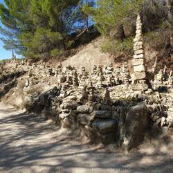 Rock castle on road to Viana