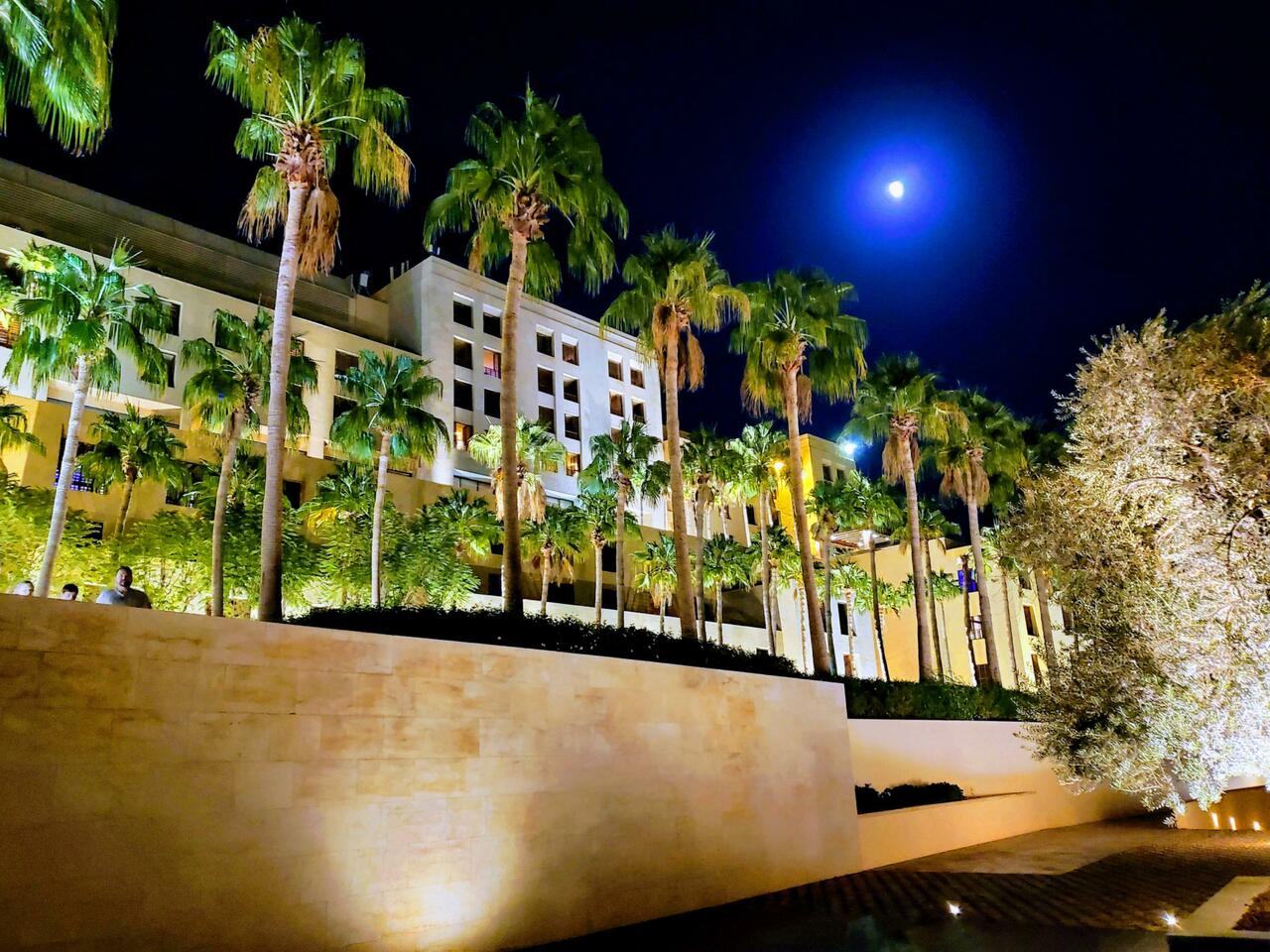 View of the Kempynski Ishtar at night