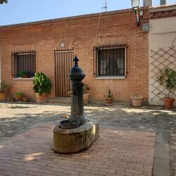 Welcome water fountain in Navarette