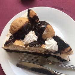 Profiterole cake - I couldn't finish it