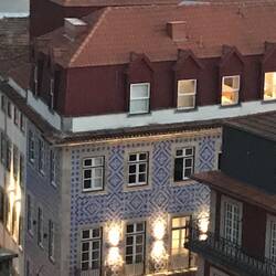 Lovely tiled building