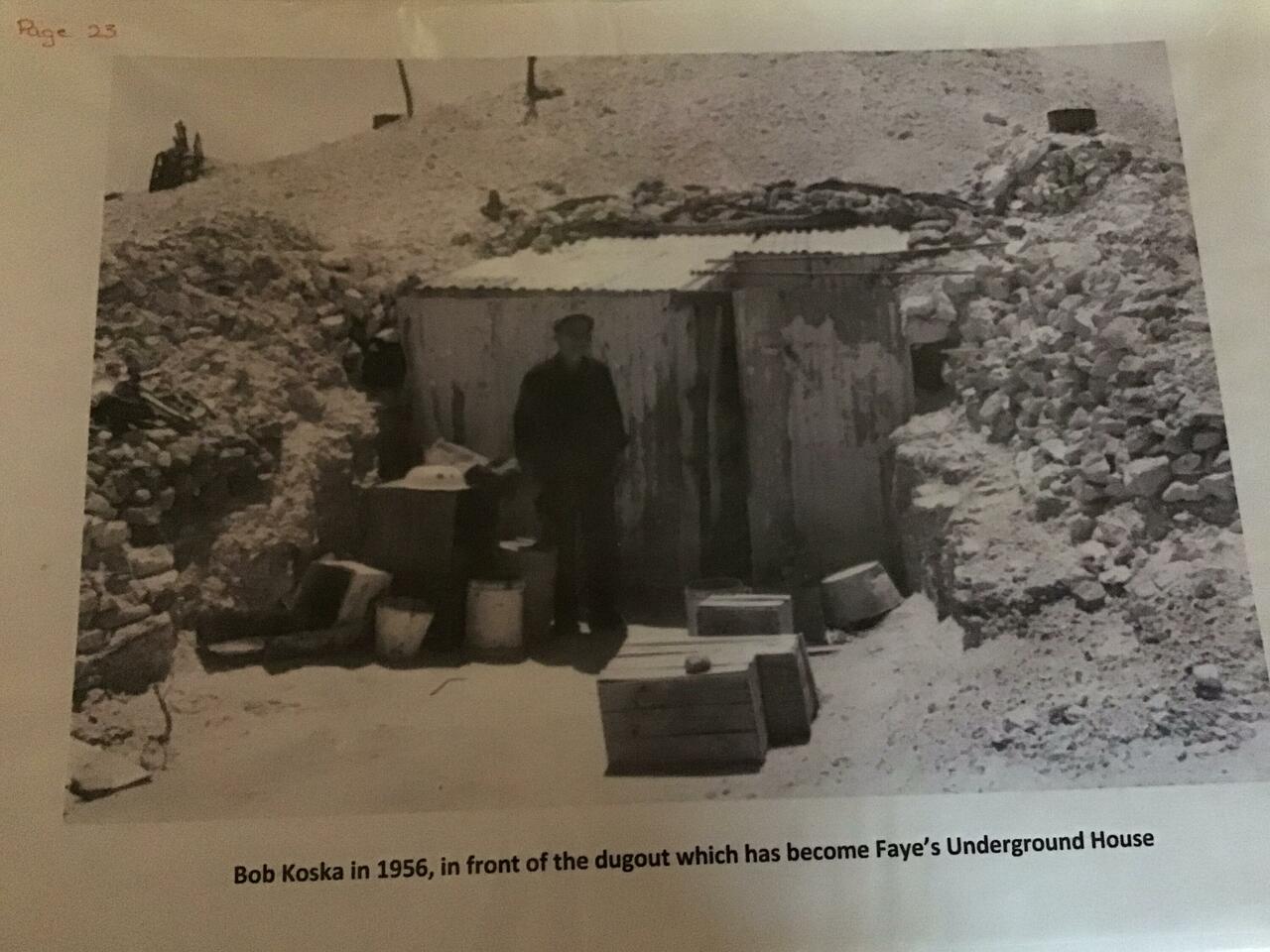 The original house entrance