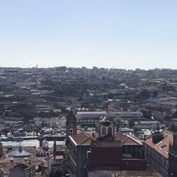 Looking across to the river where we stayed and across to Villa Noa de Gaia