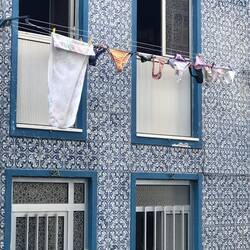 Washing hangs out in every street