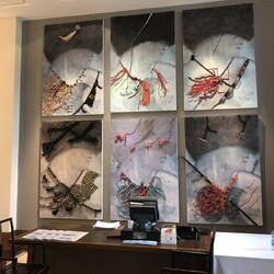 Tibetan Art Adorns Walls