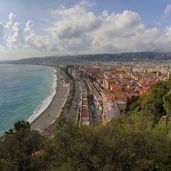 Nizza von oben.
