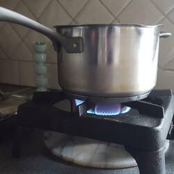 Zum ersten Mal mit Gas