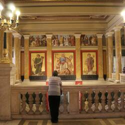 Inside the museum