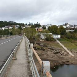 Arriving in Portomarín