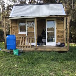 Unsere Hütte bei der Familie