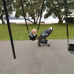 Schaukeln mit Ausblick