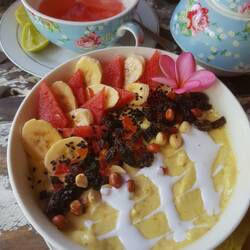 Das letzte tropische Frühstück :(