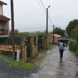 Passing through Ribadiso